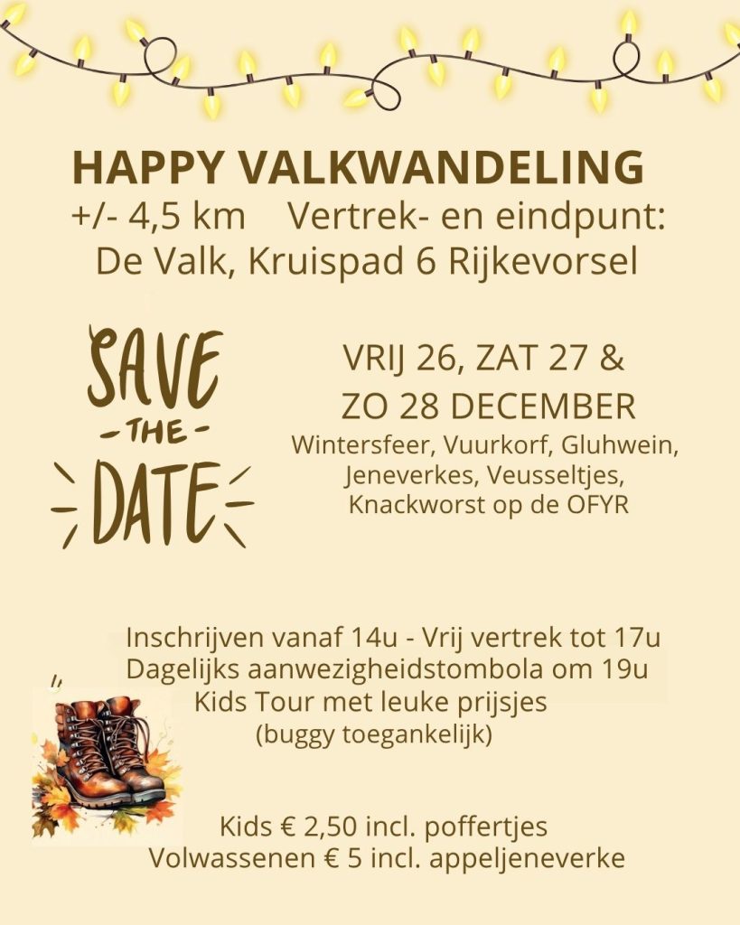 🎄 Happy Valkwandeling: Kerstwandeling in Rijkevorsel ✨